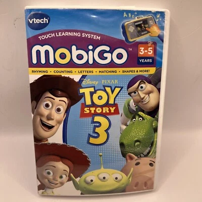 Disney’s Toy Story 3 VTech MobiGo Video Game Complete With Original Case 3-5 Yrs - Image 1 of 4