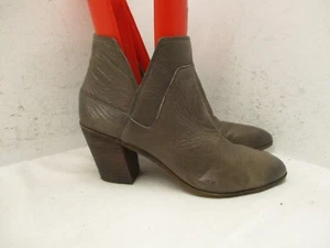 Franco Sarto Odessa Brown Leather Zip Ankle Boots Womens Size 8.5 M - Picture 1 of 10
