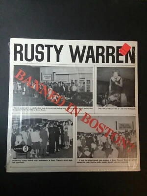 Rusty Warren - Banned In Boston 12" Vinyl EX Tested 1963 Comedy Album Foto 1 de 4