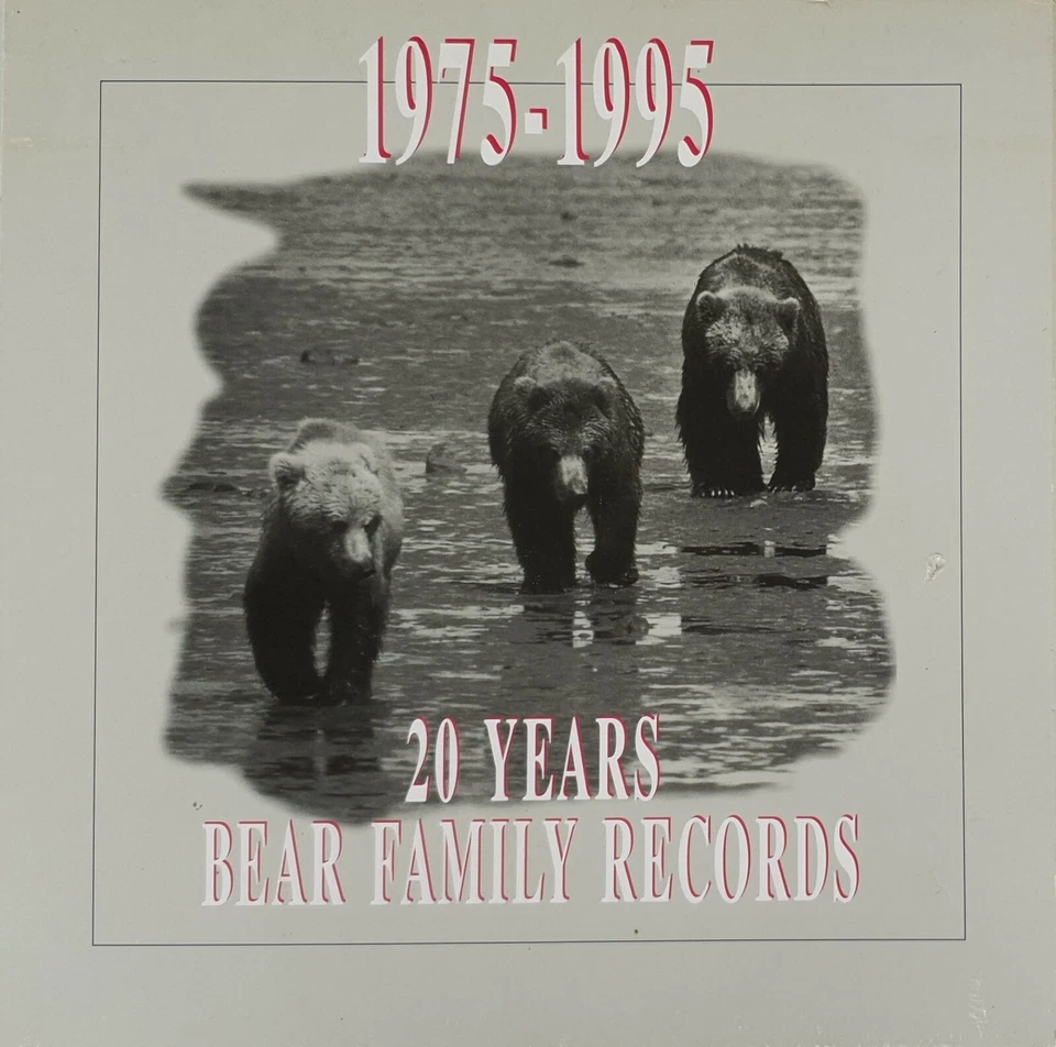Bear Family Records 20 Anos 1975-1995 Deluxe 4CD Caixa-Elvis-Ronnie Mack+Muitos Mais - Imagem 1 de 4