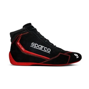 Sparco SLALOM MY22 Racing Shoes Black/Red (FIA) - EUR 46 - Picture 1 of 3