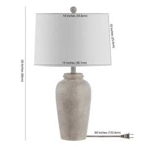 Safavieh SABRIN 26" TABLE LAMP, Reduced Price 2172733585 TBL4417A - Picture 1 of 4