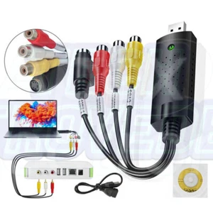 USB 2.0 Audio Video VHS to DVD VCR PC HDD Converter Adapter Digital Capture Card - Bild 1 von 7