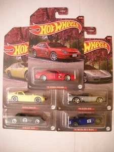 Hot Wheels Japanese Classics Set Honda Prelude Acura NSX Toyota 2000 GT Fairlady - Picture 1 of 6