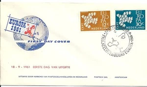 1961 Holanda Nederland FDC Europa MF15693 - Imagen 1 de 1