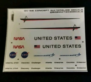 Water-slide Decals for Star Trek Starships Collection EAGLEMOSS OV-165 Concept - Foto 1 di 5