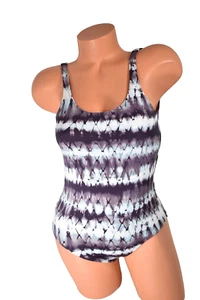 Girl's Hobie Purple Tie-Dye Knotted One Piece Bathing Suit Size 12  NWOT - Picture 1 of 8