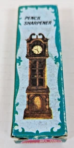 Grandfather Clock Pencil Sharpener – Die Cast Pencil Sharpener Collector Vintage - Picture 1 of 6
