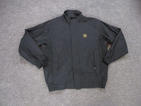 Vanderbilt Commodores Footjoy Jacket Adult M Black Dryjoys Windbreaker Zip Mens Cover