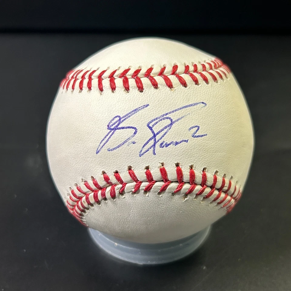 Ben Revere Autografiado en Persona Béisbol Gemelos Filis Azulejos VER DESCRIPCIÓN Foto 1 de 4