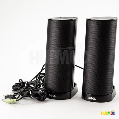 DELL AX210 USB Powered Computer Laptop PC Multimedia Speaker Black R126K X146C - Image 1 of 4