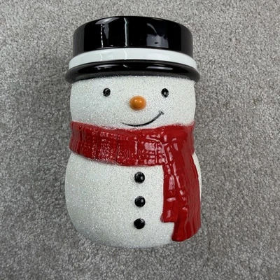 Bath & Body Works  2021 Glitter Happy Snowman Gentle Foaming Soap Holder - Image 1 of 4