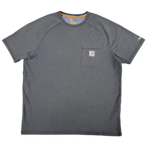 T-shirt uomo Carhartt Force taglia L grigia manica corta girocollo vestibilità rilassata - Foto 1 di 8