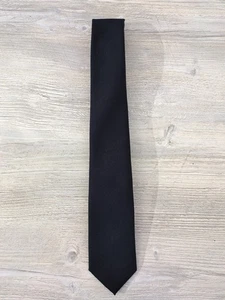 Derby Town Krawatte Krawatte Herren 3x54 einfarbig marine gefüttert Vintage - Bild 1 von 6