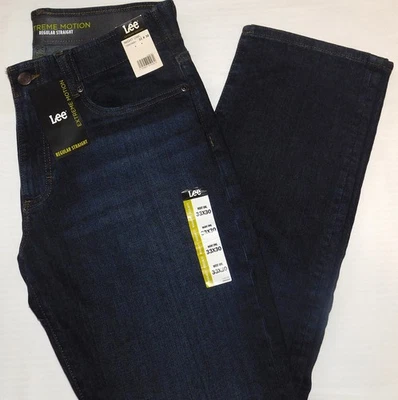 Pantalones de mezclilla LEE regulares rectos movimientos extremos elásticos cintura flexible extrema búho nocturno Foto 1 de 4