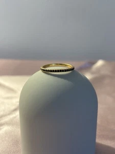 Madewell Gold With Black Ring Size 8 - Picture 1 of 2