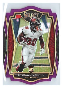 2020 Panini Select Purple Prizm Die Cut #173 Ke'Shawn Vaughn Rookie - Bild 1 von 2