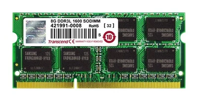 Transcend 8 GB DDR3L 1600Mhz SO-DIMM 2Rx8 512Mx8 CL11 1.35 V - Image 1 of 3