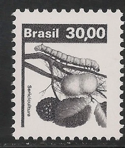 Brasilien #1669 (A894) ss postfrisch - 1982 30cr Seidenraupe - Bild 1 von 1