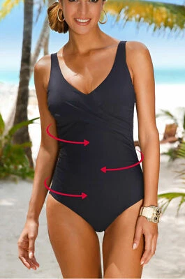 Shape Badeanzug uni schwarz Größen 38-40-42  wählbar Cup B/C Neuware 921004 - Bild 1 von 4