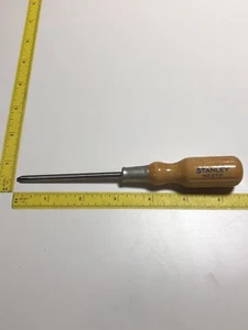 STANLEY #1 PHILLIPS SCREWDRIVER VTG WOODEN HANDLE No.2701 NOS RARE SCARCE NEW - Picture 1 of 6