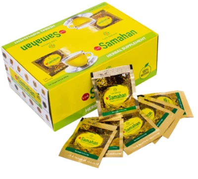 Link Samahan Ayurvedischer Kräutertee Naturgetränk gegen Husten & Erkältung Heilmittelfrei - Bild 1 von 4