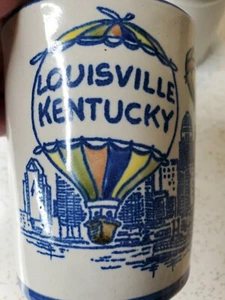 Louisville Stonewear Cityscape  Coffee Mug/Cup GEA MMP Hot Air Baloons - Picture 1 of 7
