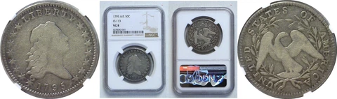 1795 A/E Bust Half Dollar NGC VG-8 O-113 Cover