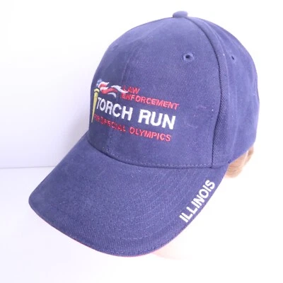 2003 Illinois Aplicación de la Ley Antorcha Correr Gorra de Béisbol Ajustable Olimpiadas Especiales Foto 1 de 4