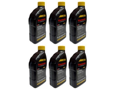 Proven Part 6-Pack Kawasaki Ktech 4-Cycle Engine Oil Sae30 1 Qt Bottles- 99969-6