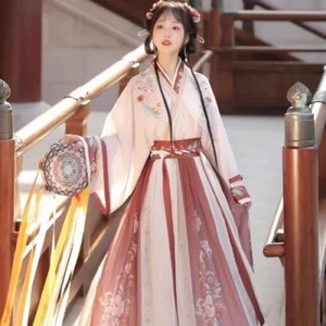 Pink Chinese Hanfu Role Playing Costume Traditional Costume Costume Oriental - Picture 1 of 26