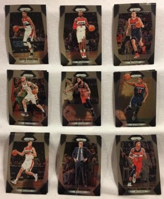 2017-18 Panini Prizm Basketball Washington Wizards Base Cards Lot You Pick - Image 1 of 2