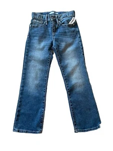MÄDCHEN OLD NAVY NEU MIT ETIKETT BOOTCUT FLEX JEANS GRÖSSE 7 VERSTELLBARE TAILLENLASCHEN MITTLERE WASCHUNG - Bild 1 von 12