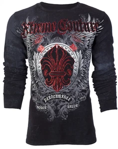 Xtreme Couture by Affliction Men's Thermal Shirt Royal Family Biker S-2XL - Picture 1 of 8