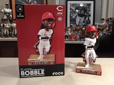 Bobblehead Elly De La Cruz Cincinnati Reds 4-8-2024 Inside the Park Home Run Foto 1 de 4
