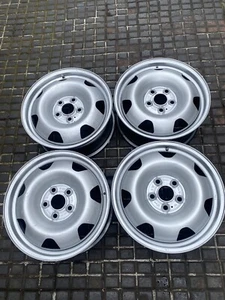 4x GENUINE 17” VW TRANSPORTER CARAVELLE STEEL WHEELS 17 INCH 7J5 601 027 - Picture 1 of 11