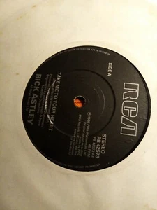 RICK ASTLEY Take Me To Your Heart 7" Single 45rpm Vinyl VG+ - Picture 1 of 1