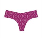 Victoria's Secret Large Sexy Illusions No-Show Shimmer Thong Panty Size M L Vs28
