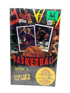 1994-95 Topps NBA Basketball Series 1 Box Factory Sealed - 36 Packs Foil Stamp - Picture 1 of 6