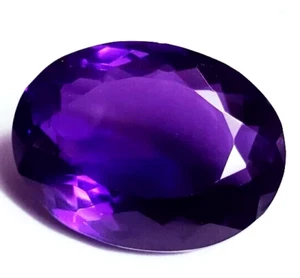 Large Oval Cut 66.75 Ct. Purple Amethyst Fabulous Loose Gemstone Gift 4 Pendant - Picture 1 of 6