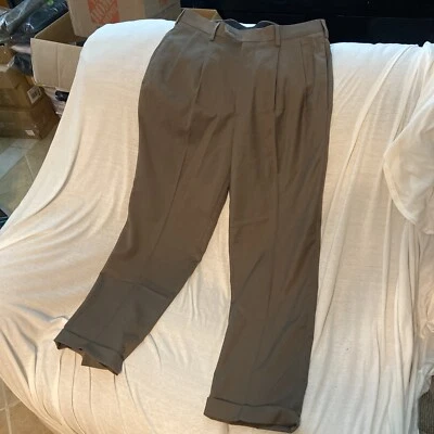 John Henry  Premium Cool Ply 100s Performance Dress Pants 34x30 Gray - Image 1 of 3