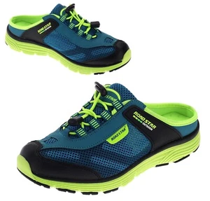 Herren Clogs Pantoletten Übergröße Slipper Sneaker Hausschuhe Sandalen Blau Grün - Bild 1 von 4