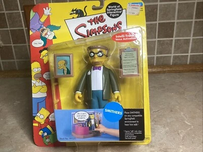 Figura interactiva de Los Simpson Playmates WOS personaje Smithers nueva 2000 Foto 1 de 3