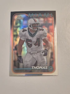 Zach Thomas 2024 Topps Chrome Refractor #109 Dolphins - Picture 1 of 4