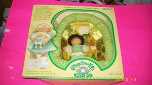  CABBAGE PATCH KID small 4in dolls in frames boxed 000 - Bild 1 von 2