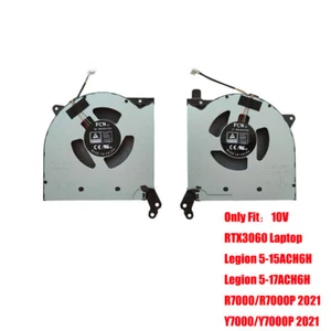 10V CPU GPU Cooling Fan For Lenovo Legion 5-15ACH6H 5-17ACH6H Y7000 R7000 2021 - Picture 1 of 6