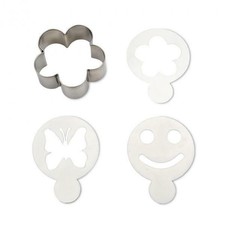 Galleta Set Decoración Flor Städter Cocción Corta Pastas Decorar Aerógrafo