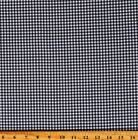 Cotton Gingham 1/8" Plaid Charcoal Fabric Print by Yard D140.24