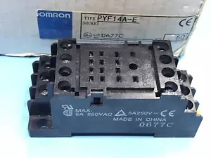 Nuova presa relè PYF14A-E per relè intermedio 14 fori x 10 pz - Foto 1 di 1