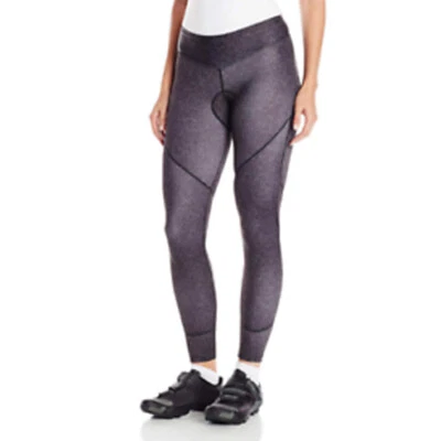 NWT $85 Canari Women's MEDIUM Static Print Tight - Black Grey 26" Inseam - Image 1 of 4